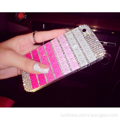 Guangzhou cell phone accessory bling bling diamond phone case for iphone 5s